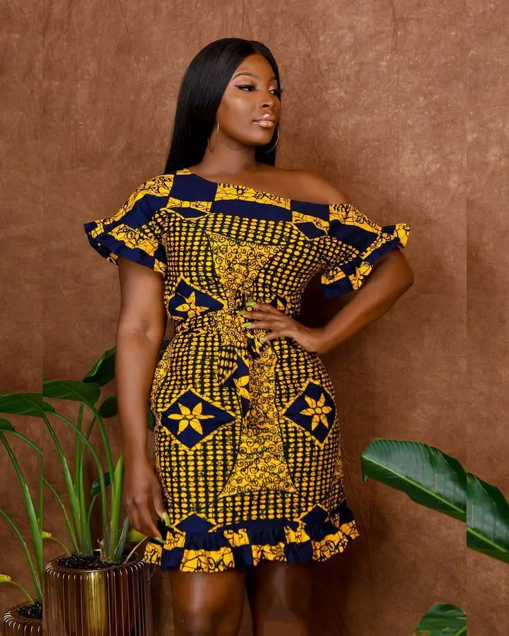 Simple Ankara Short Gown Styles