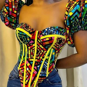 Corset Ankara Tops 