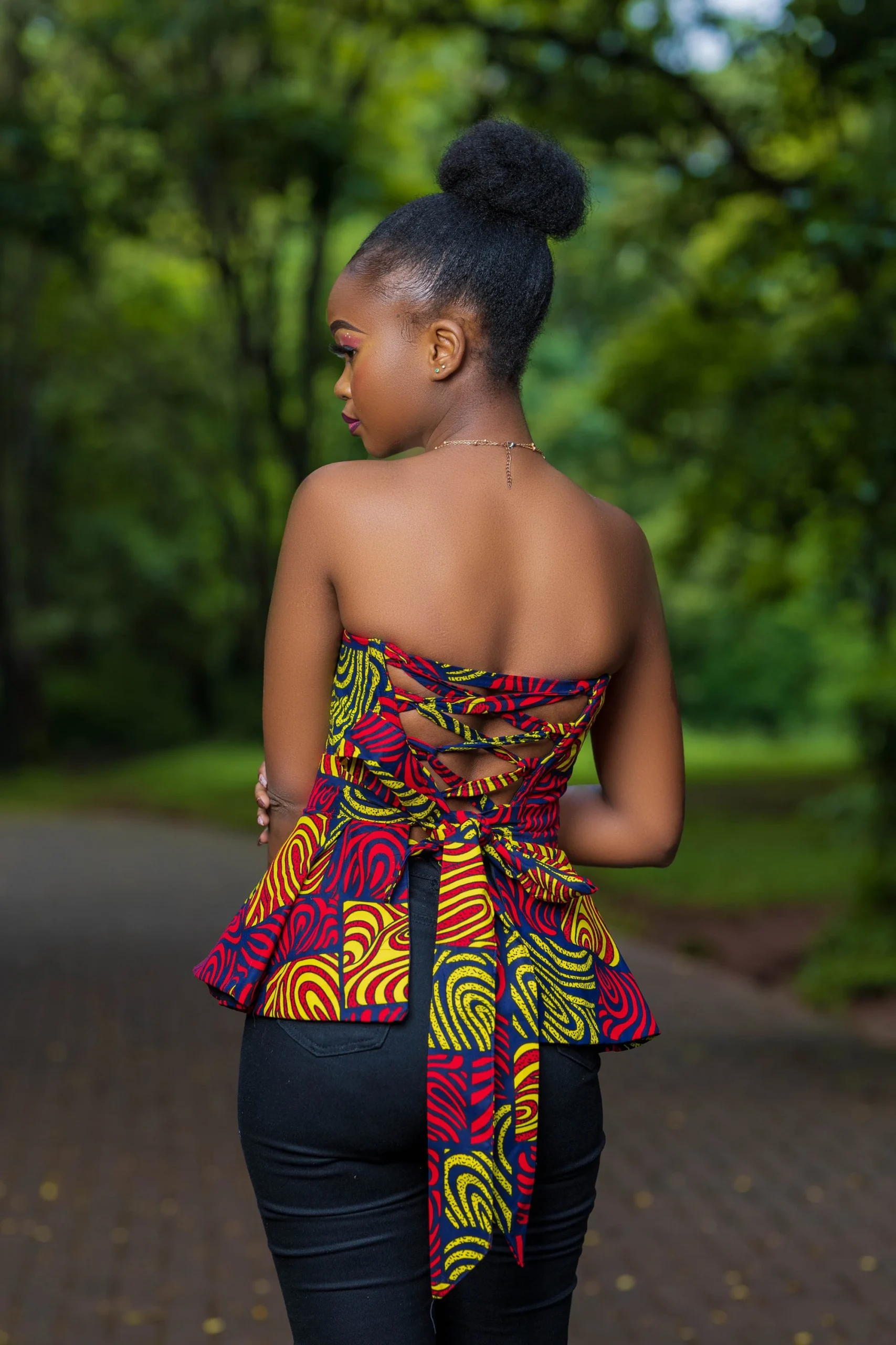 Strapless Ankara Top Styles 